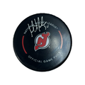 Martin Brodeur Autographed New Jersey Devils Official Game Puck JSA product image 1, provided for visual reference and