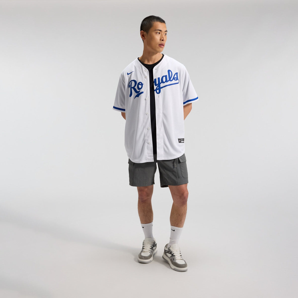 Kansas City Royals Bobby Witt Jr. White Home Replica Player Jersey product image 5, provided for visual reference and