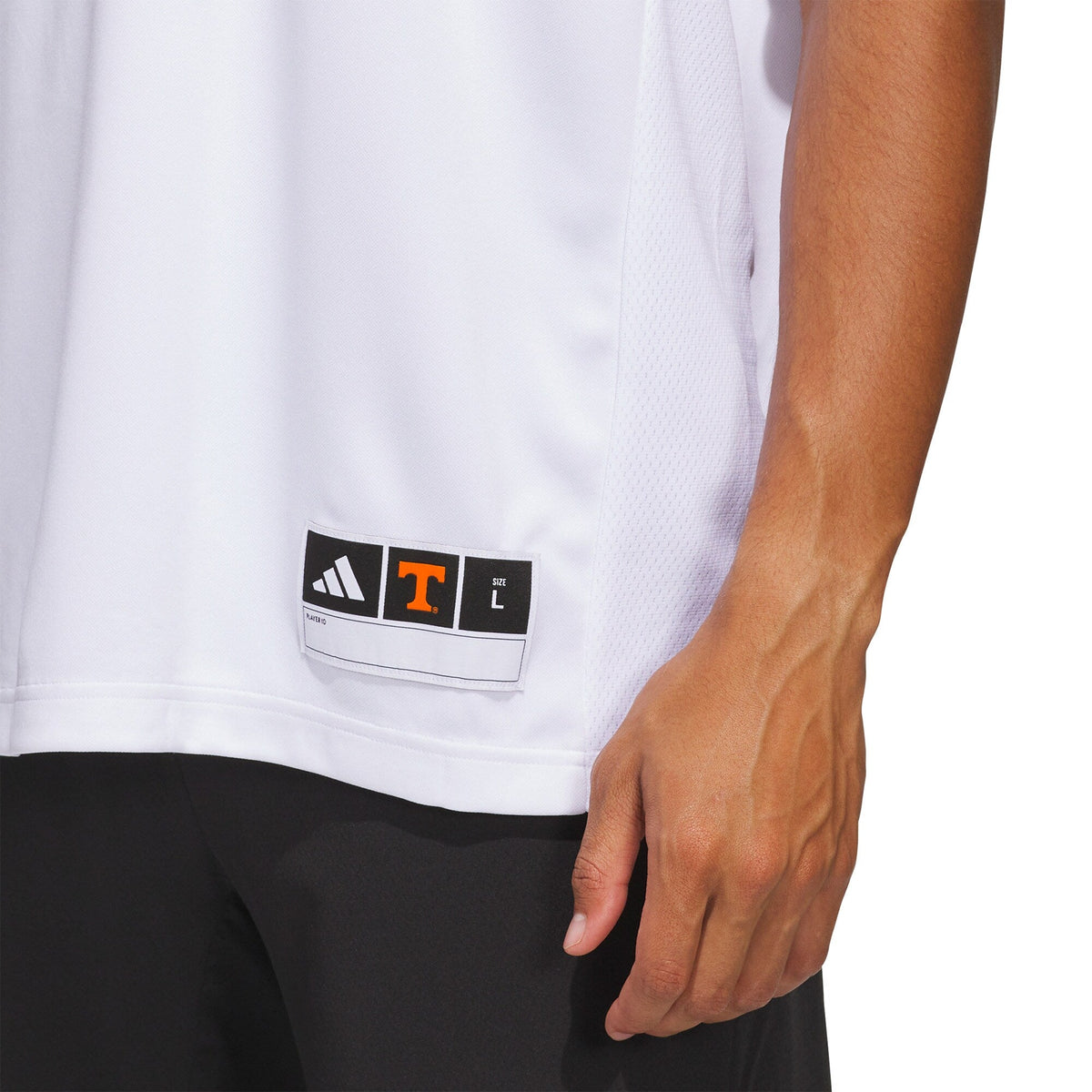 White Tennessee Volunteers Away Premier Jersey product image 7, provided for visual reference and product detail review