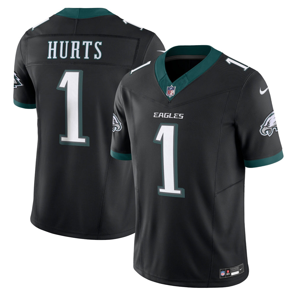 Philadelphia Eagles Jalen Hurts Black Alternate Vapor F.U.S.E. Limited Jersey product image 2, provided for visual reference