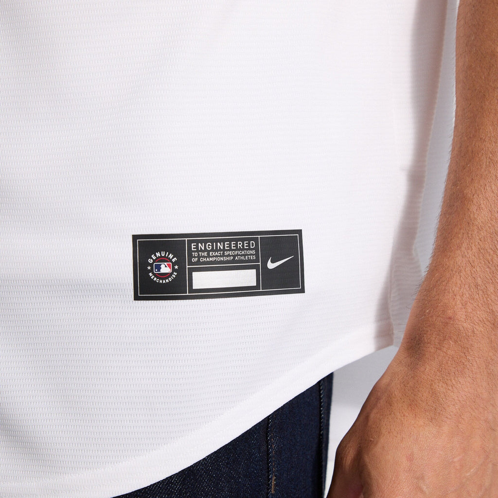 Washington Nationals CJ Abrams White Home Replica Jersey product image 9, provided for visual reference and product detail