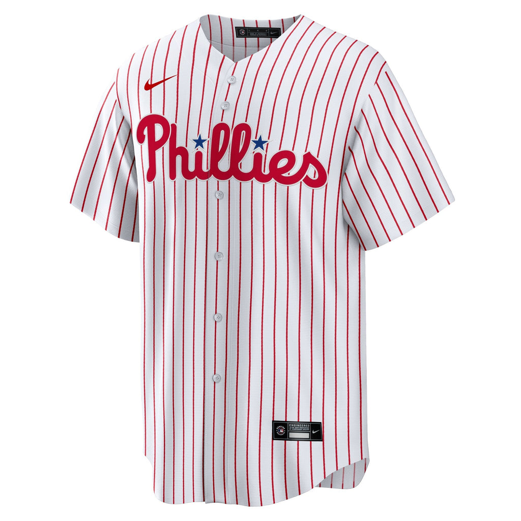 Philadelphia Phillies Zack Wheeler White Home Replica Jersey product image 3, provided for visual reference and product