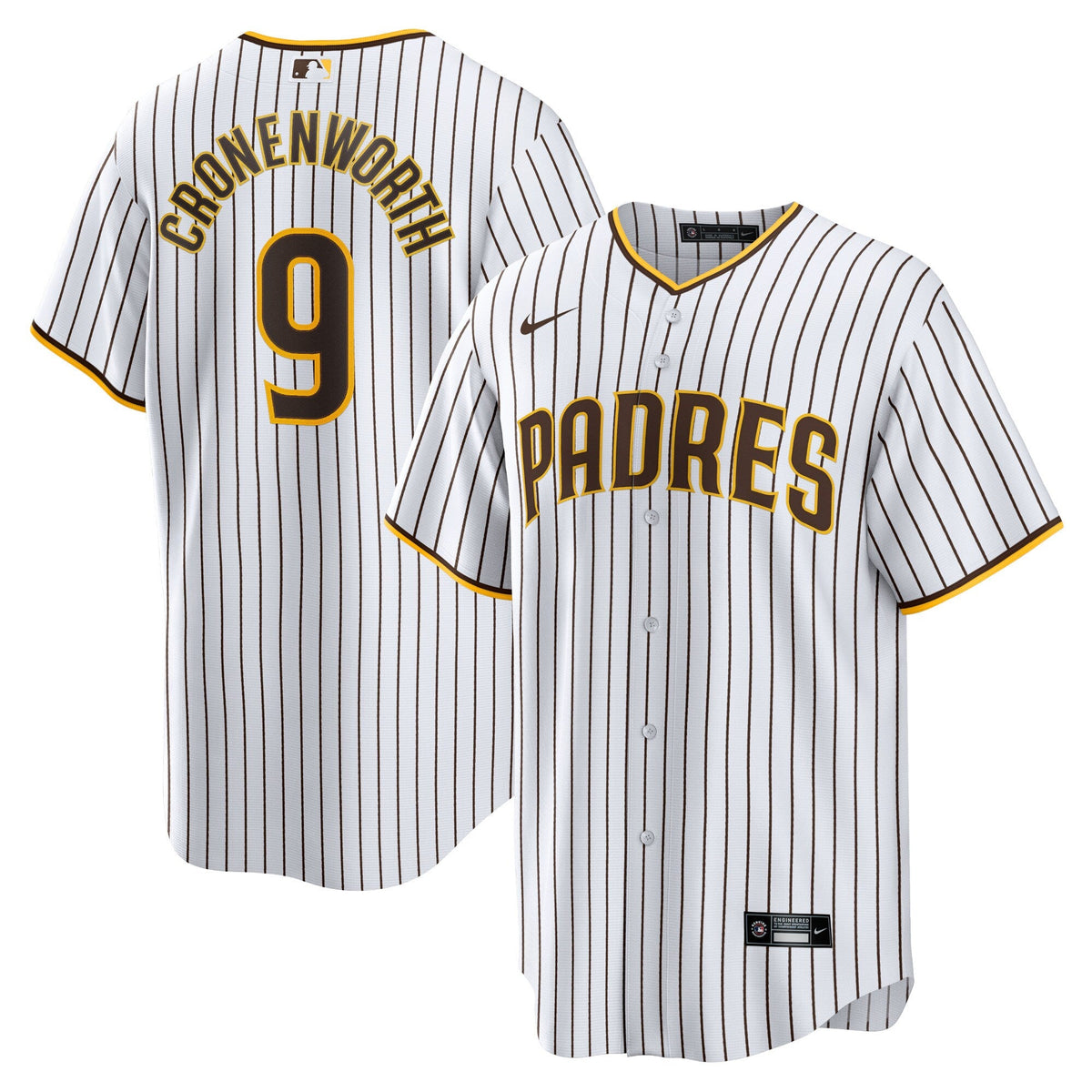 San Diego Padres Jake Cronenworth White Home Replica Jersey product image 2, provided for visual reference and product