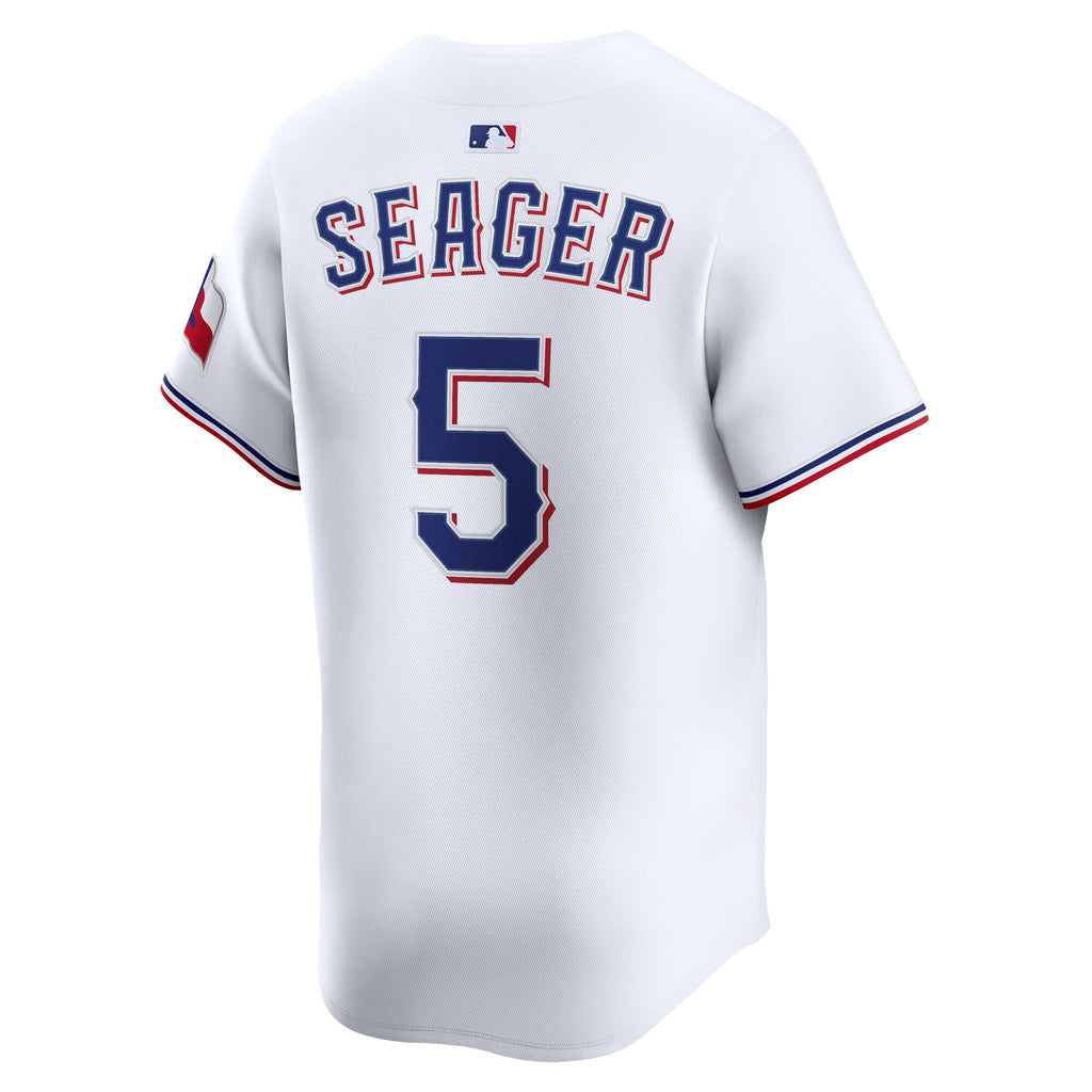 Texas Rangers Corey Seager White Home Limited Player Jersey product image 4, provided for visual reference and product