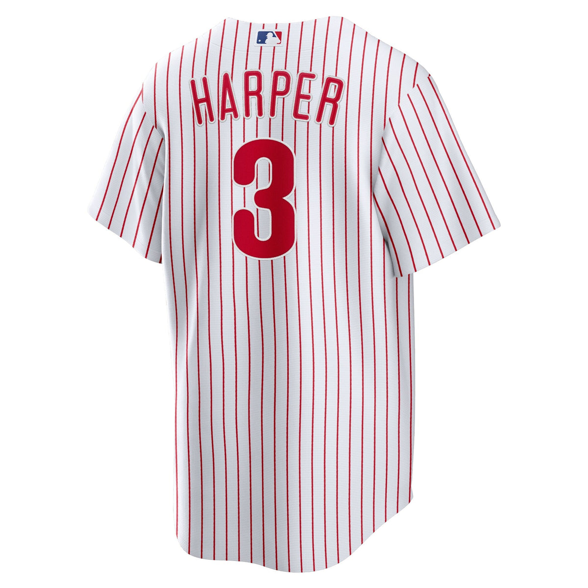 Philadelphia Phillies Bryce Harper White Home Replica Player Name Jersey product image 4, provided for visual reference and
