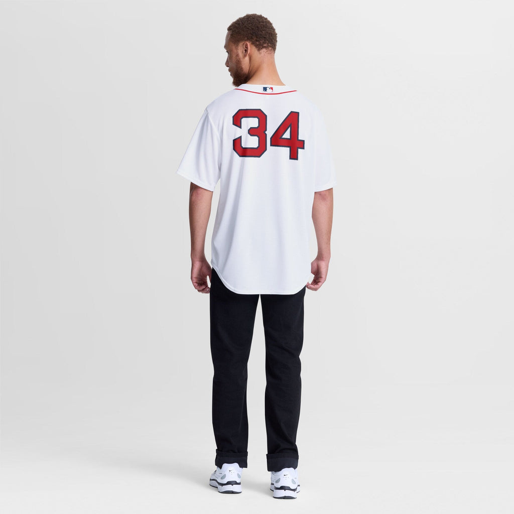 Boston Red Sox David Ortiz White Home Replica Jersey product image 6, provided for visual reference and product detail review
