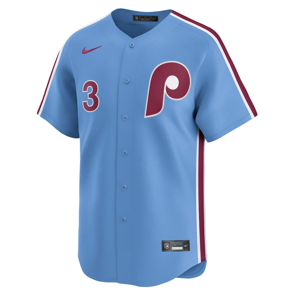 Philadelphia Phillies Bryce Harper Light Blue Alternate Limited Player Jersey product image 3, provided for visual reference
