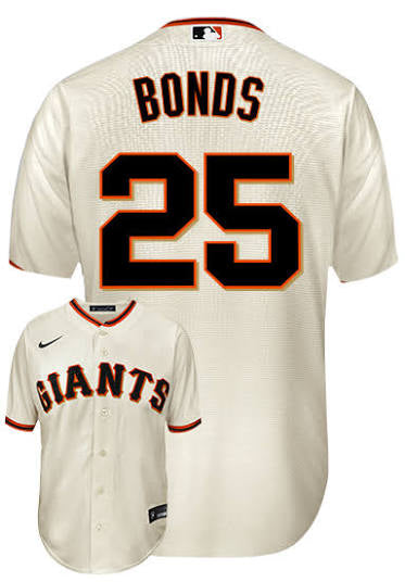 Barry Bonds San Francisco Giants Official MLB Nike Jersey product image 1