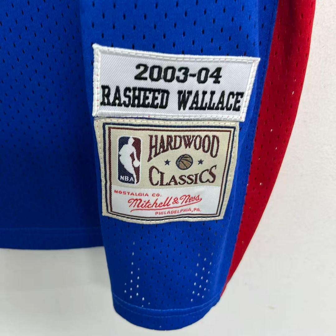 Rasheed Wallace Detroit Pistons Official NBA Mitchell & product image 3