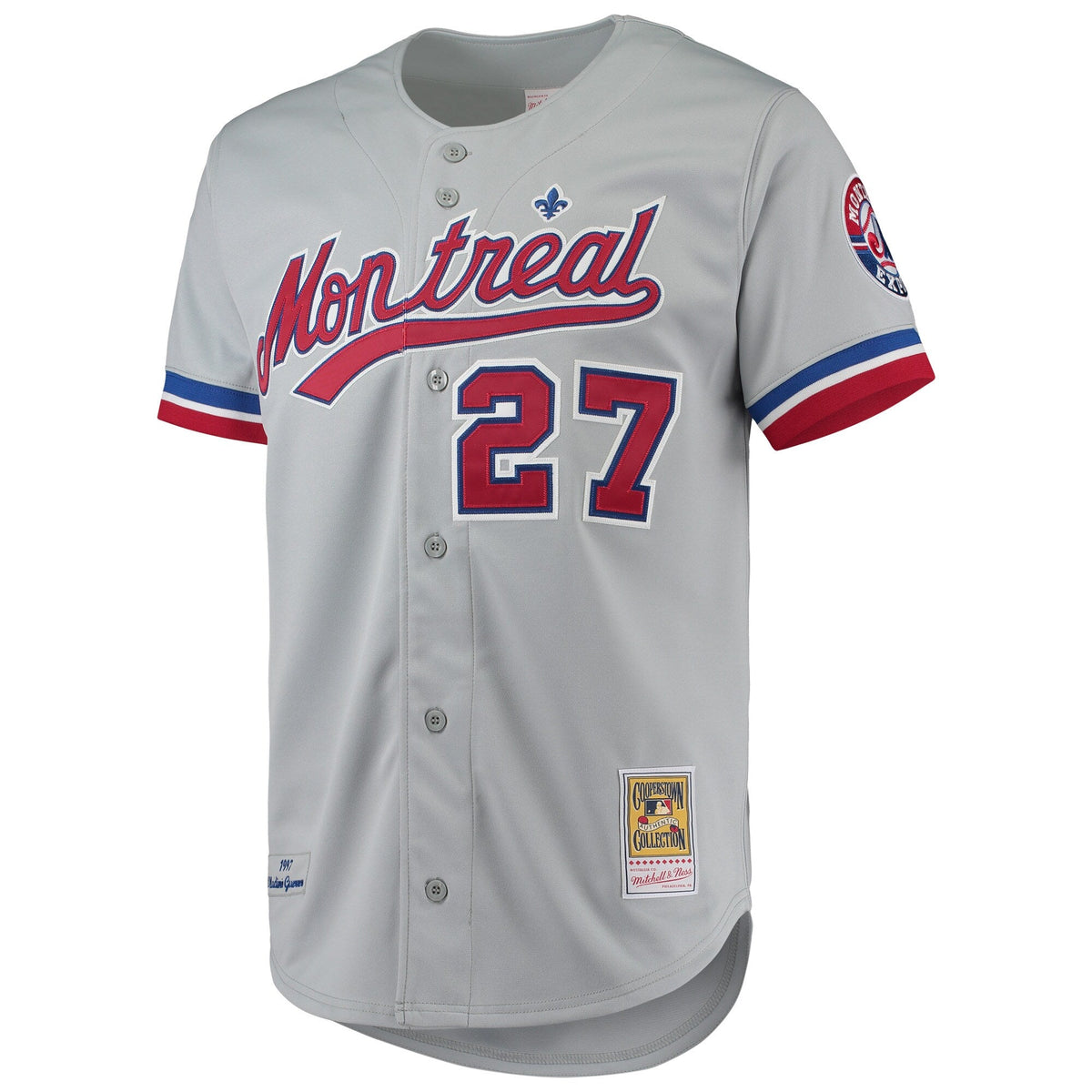 Montreal Expos Vladimir Guerrero Gray Cooperstown Collection Authentic Jersey product image 3, provided for visual reference