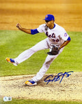 Edwin Diaz Autographed New York Mets Pitching 11x14 Beckett product image 1, provided for visual reference and product