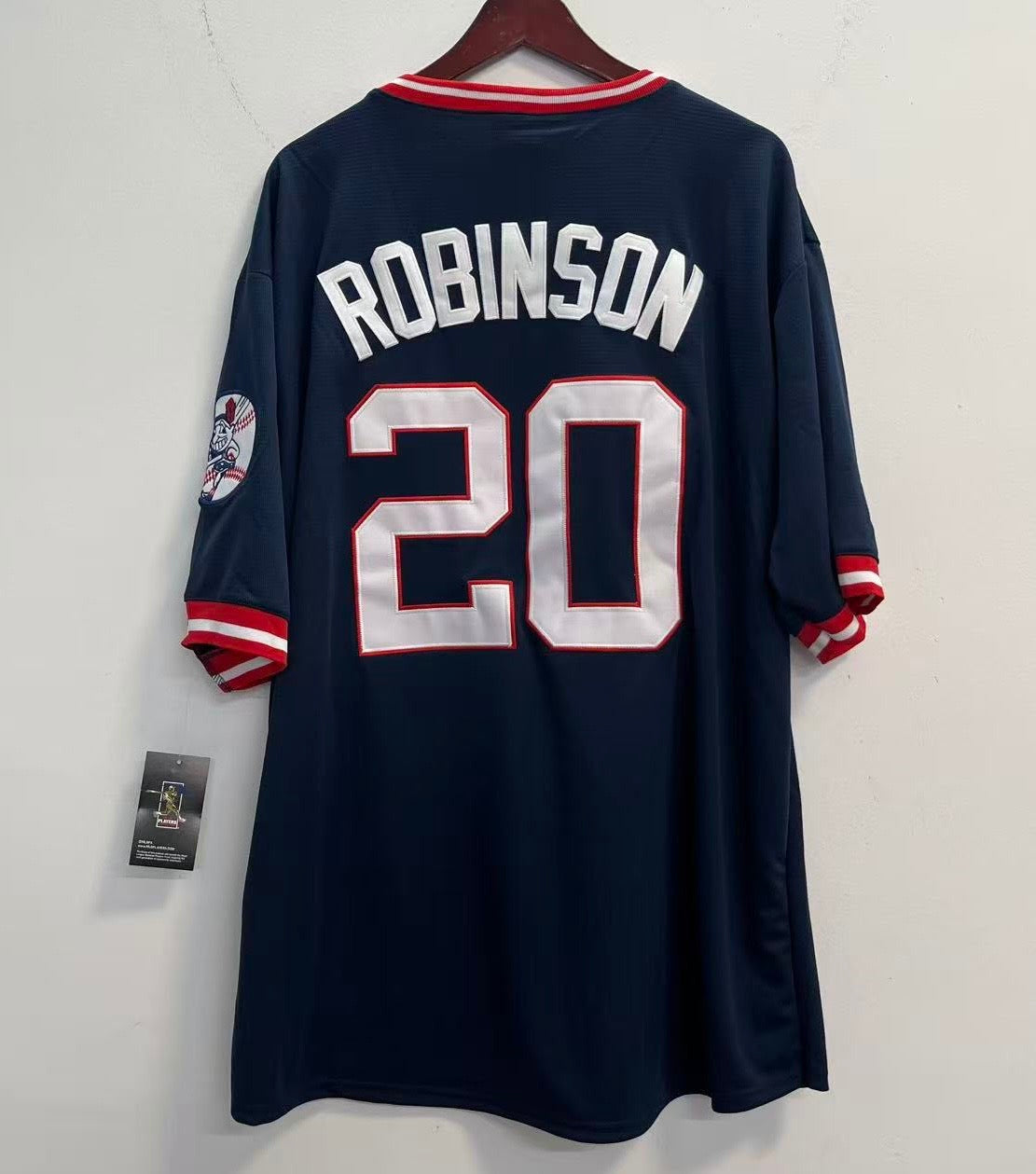 Frank Robinson Cleveland Indians Official MLB Majestic product image 1