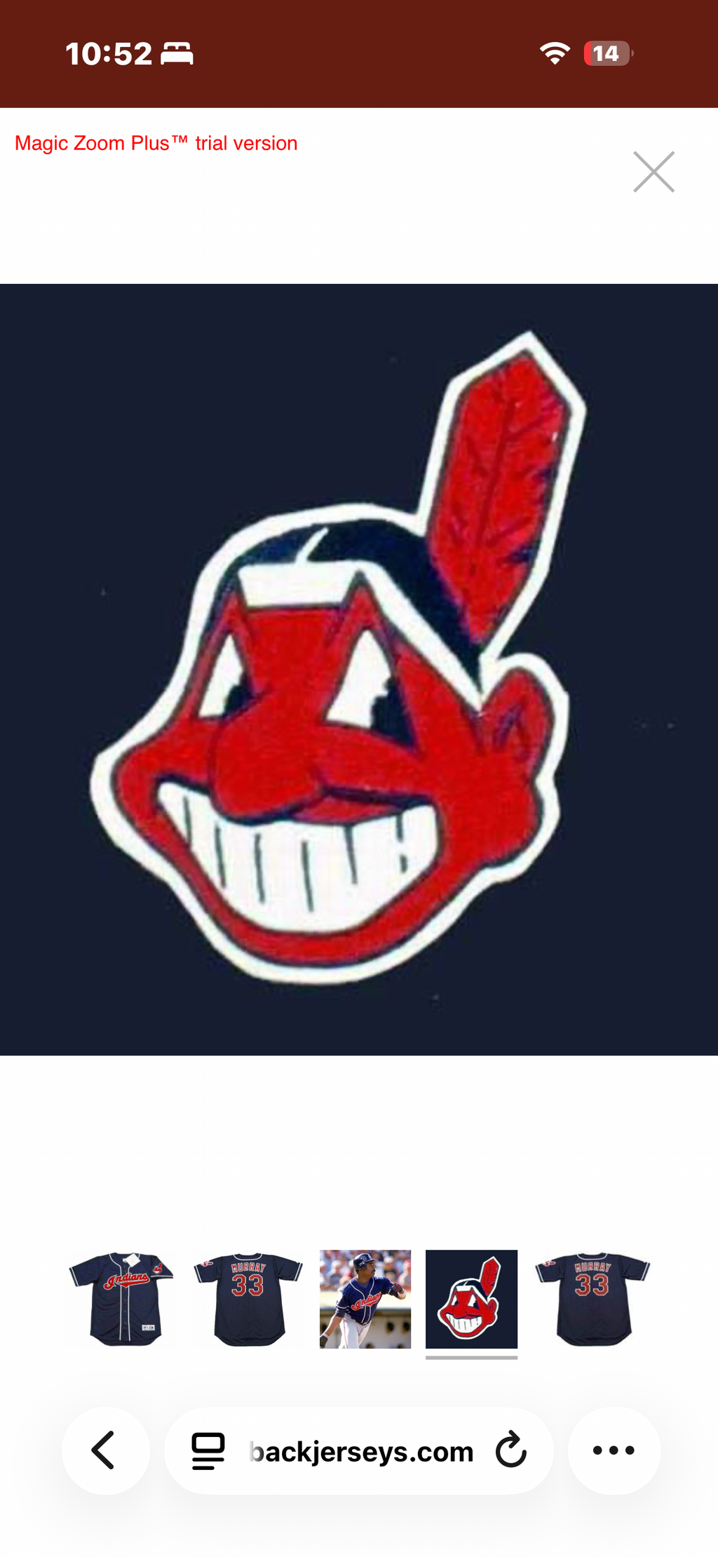 Francisco Lindor Cleveland Indians blue retro Jersey product image 3