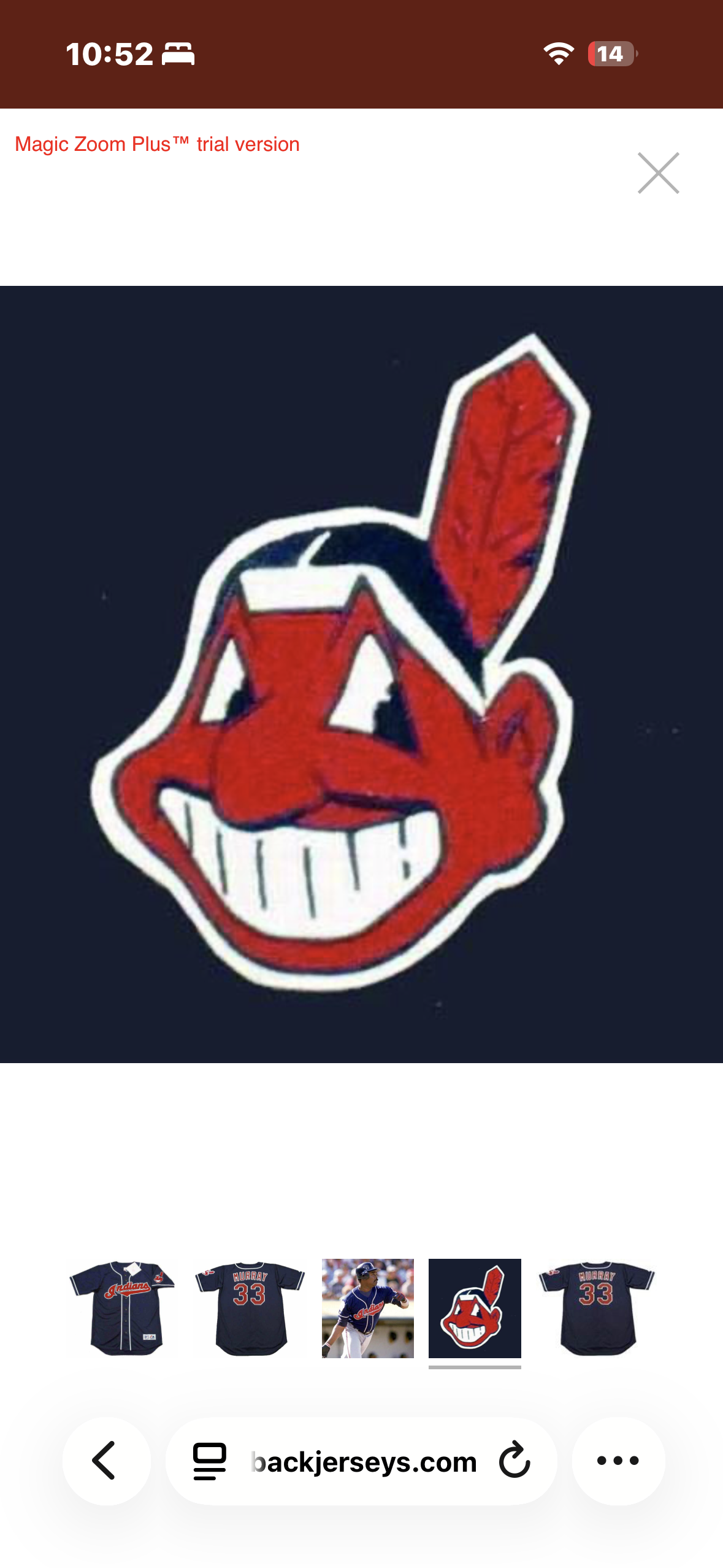 Francisco Lindor Cleveland Indians blue retro Jersey product image 3