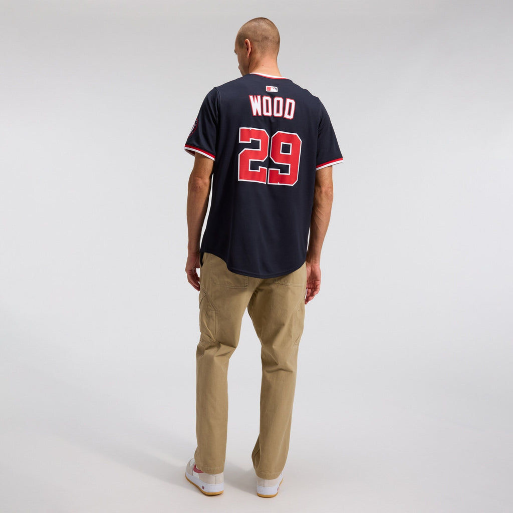 Washington Nationals James Wood Navy Alternate Limited Player Jersey product image 6, provided for visual reference and
