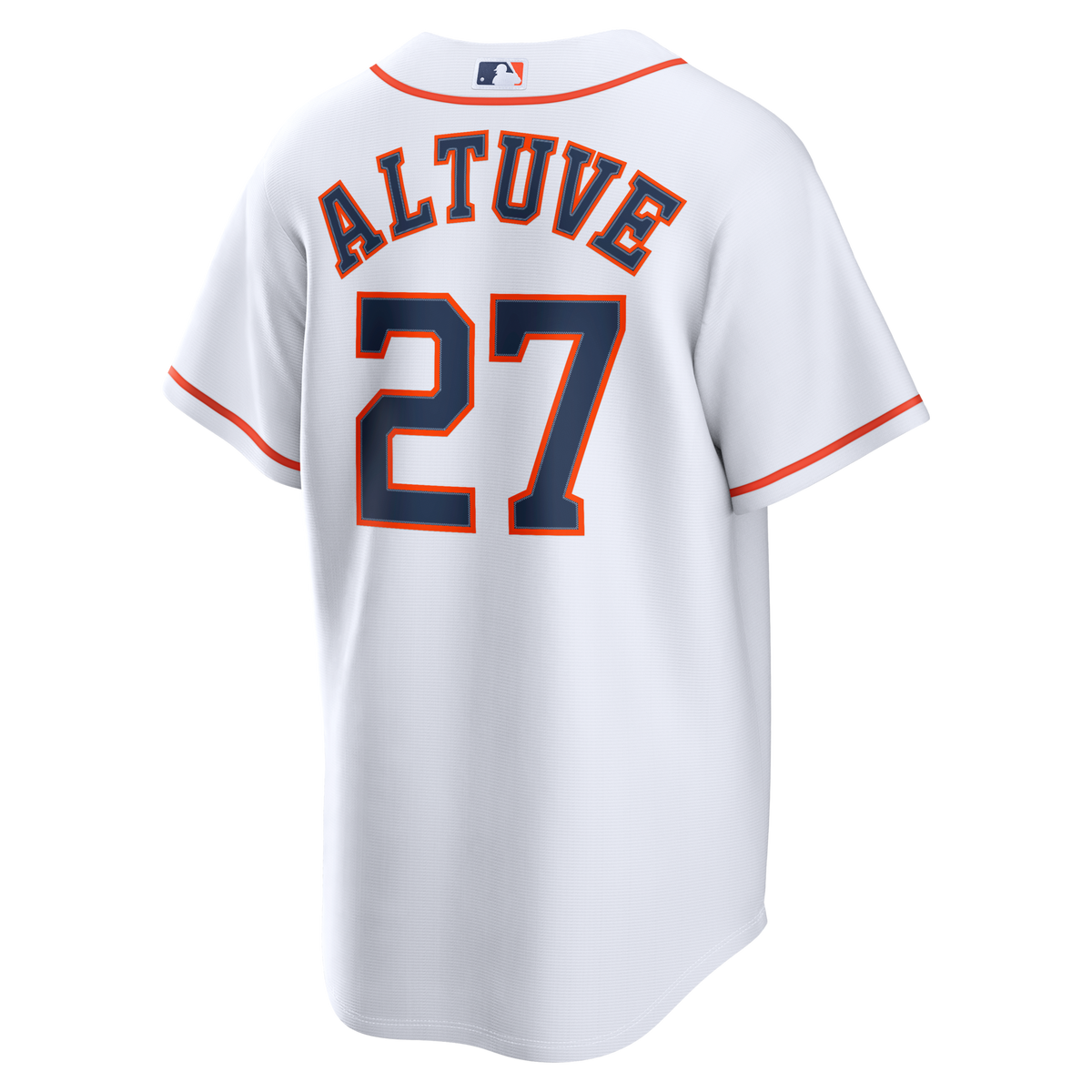 Houston Astros Jose Altuve White Home Replica Jersey product image 4, provided for visual reference and product detail review