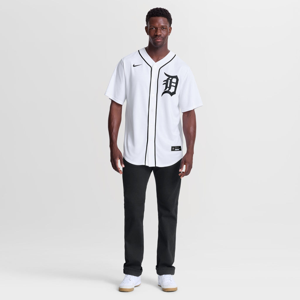 Detroit Tigers Javier Báez White Home Replica Jersey product image 5, provided for visual reference and product detail review