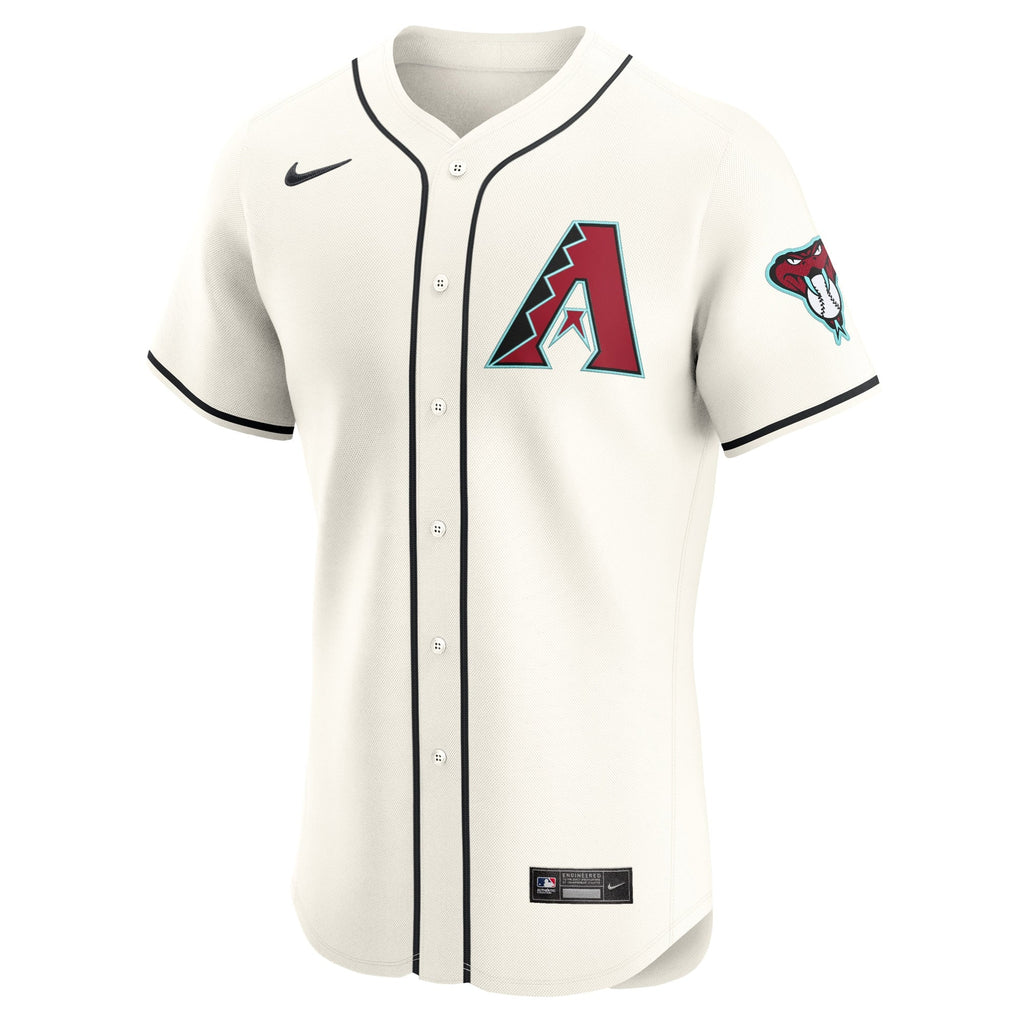 Arizona Diamondbacks Cream Elite Jersey product image 3, provided for visual reference and product detail review