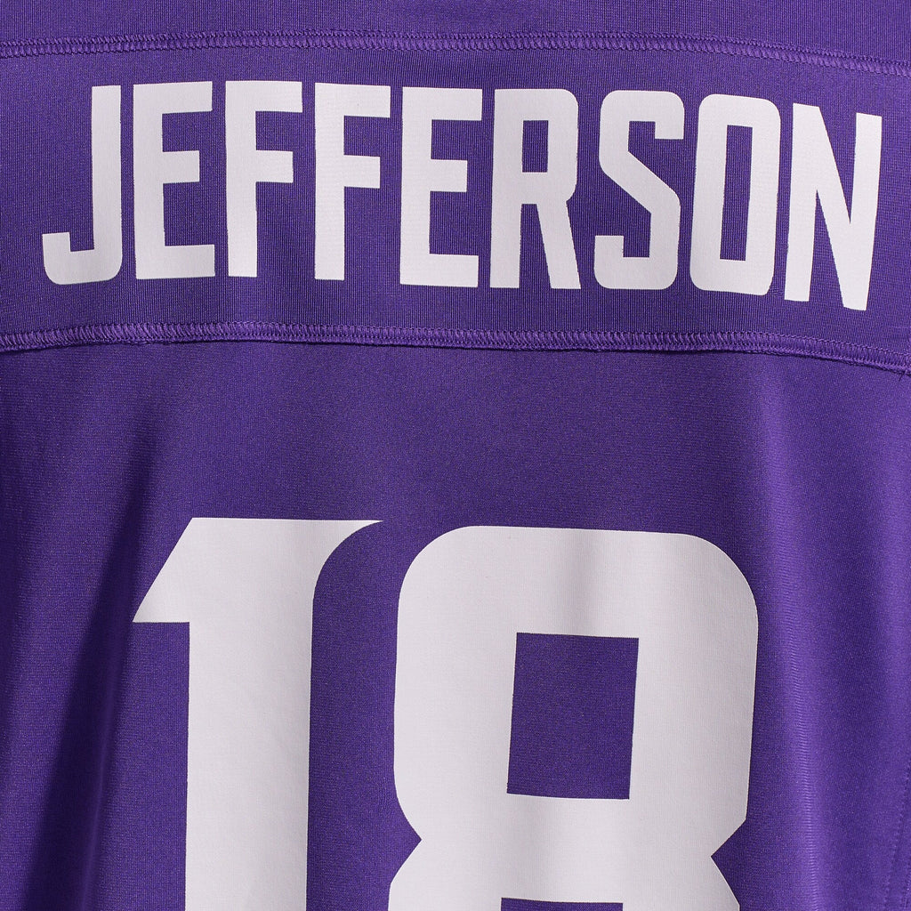 Minnesota Vikings Justin Jefferson Purple Player Game Jersey product image 12, provided for visual reference and product