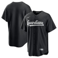 Cleveland Guardians Black Replica Jersey product image 1, provided for visual reference and product detail review