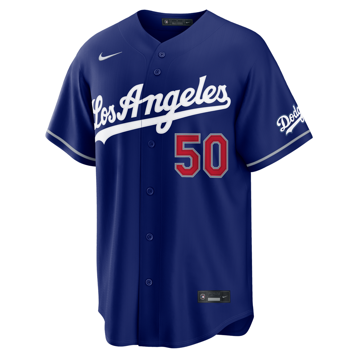 Los Angeles Dodgers Mookie Betts Royal Alternate Stadium Jersey product image 3, provided for visual reference and product