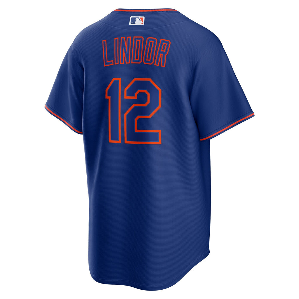 New York Mets Francisco Lindor Royal Alternate Replica Jersey product image 4, provided for visual reference and product