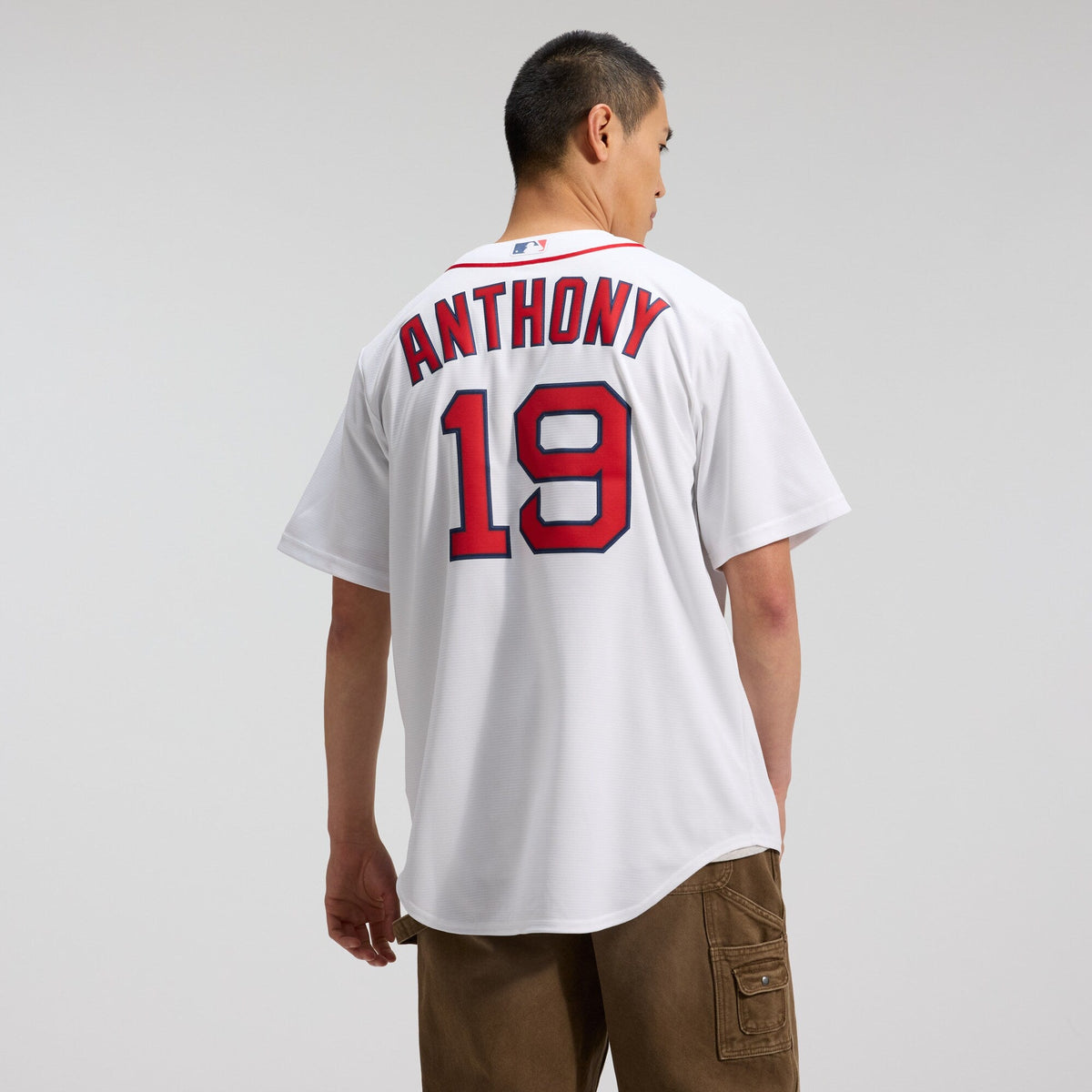 Boston Red Sox Roman Anthony White Home Replica Jersey product image 4, provided for visual reference and product detail