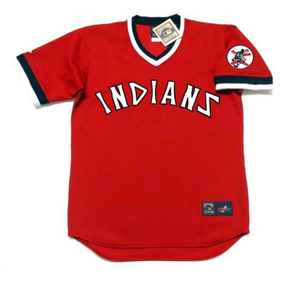 Francisco Lindor Cleveland Indians Red retro Jersey Majestic product image 2