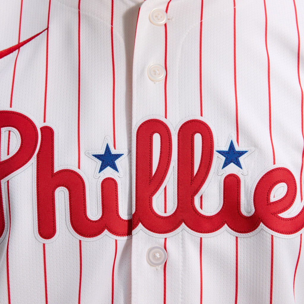 Philadelphia Phillies J.T. Realmuto White Home Limited Player Jersey product image 4, provided for visual reference and