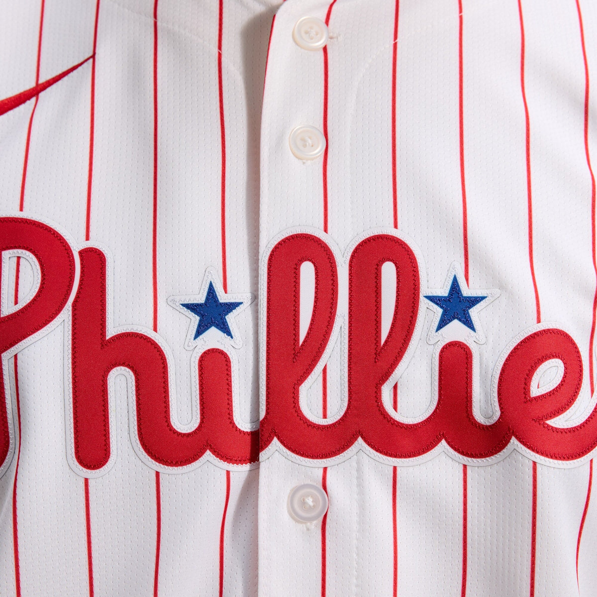 Philadelphia Phillies J.T. Realmuto White Home Limited Player Jersey product image 4, provided for visual reference and