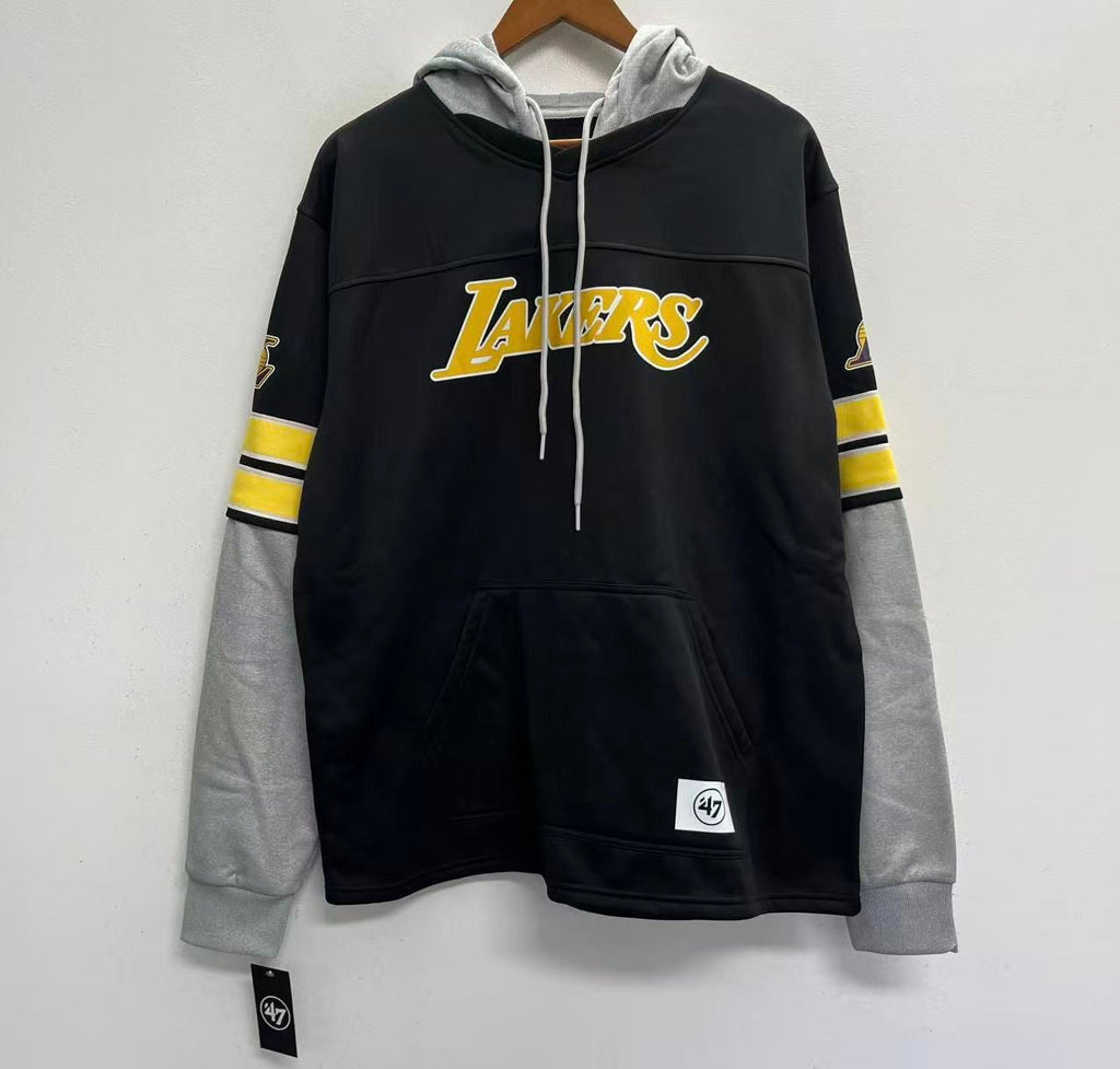 Los Angeles Lakers Official NBA 47 brand hoodie product image 1