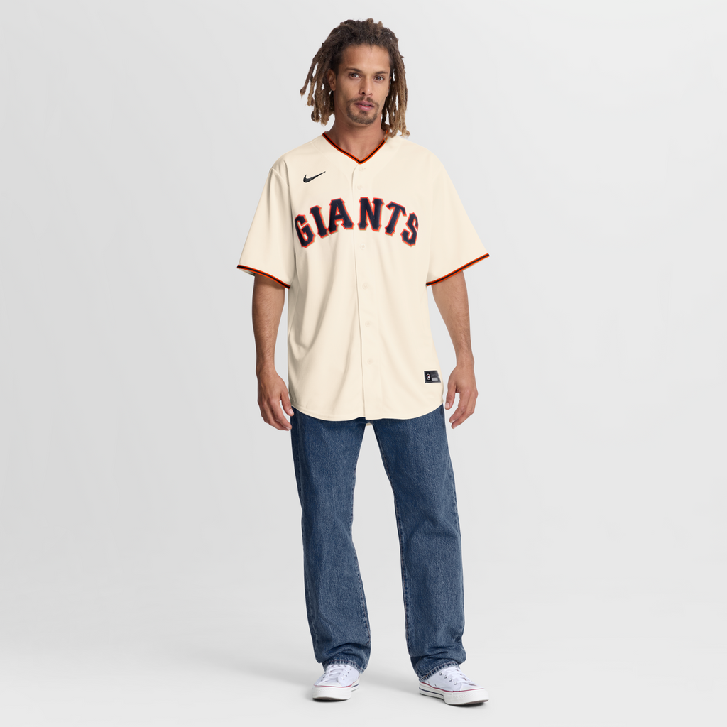 San Francisco Giants Bryce Eldridge Cream Home Replica Jersey product image 5, provided for visual reference and product