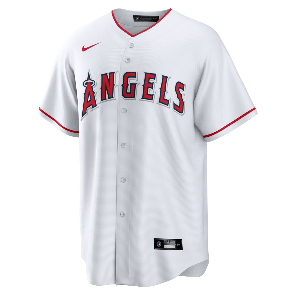 Los Angeles Angels Reggie Jackson White Home Retired Player Replica Jersey product image 3, provided for visual reference