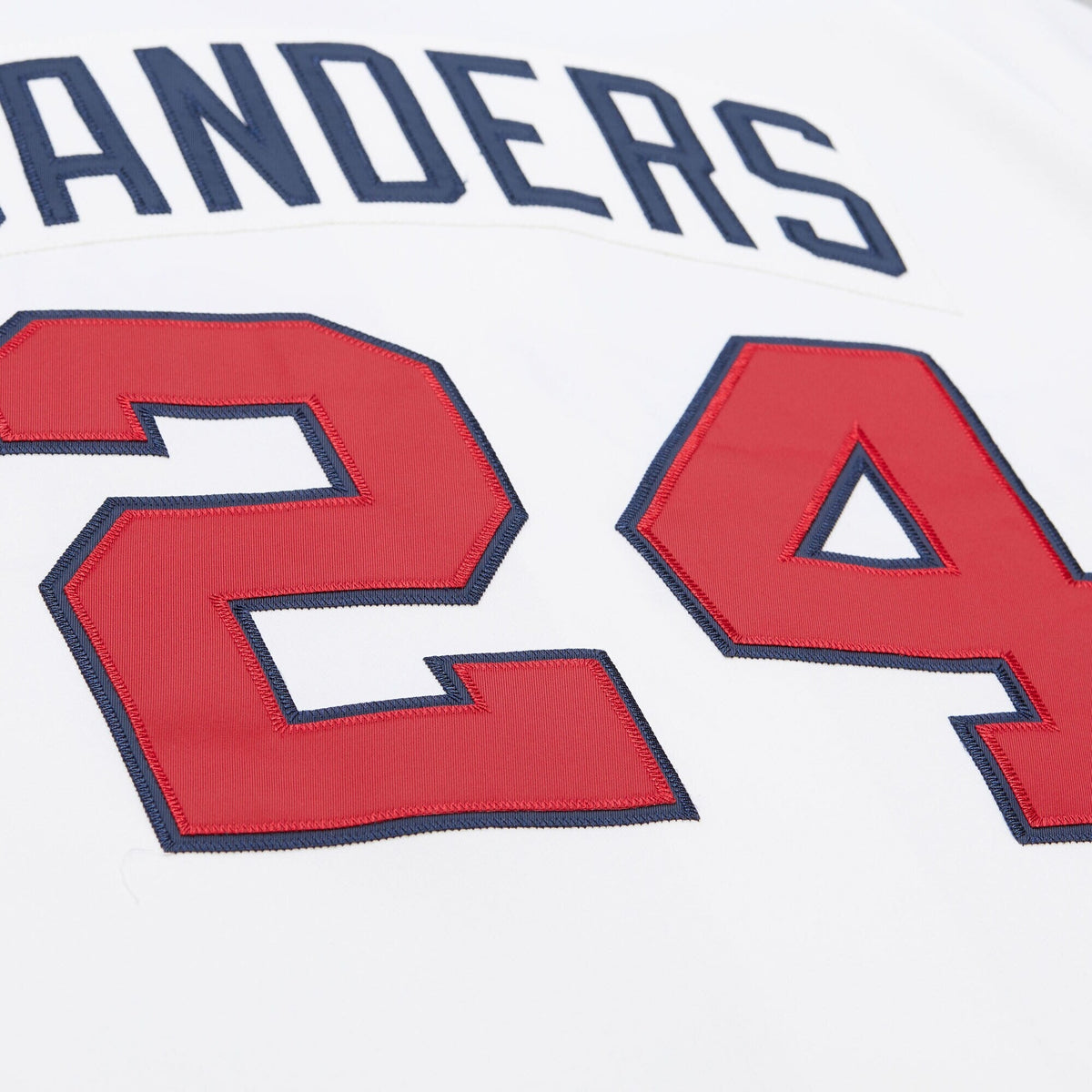 Atlanta Braves Deion Sanders White Cooperstown Collection 1992 Authentic Jersey product image 7, provided for visual