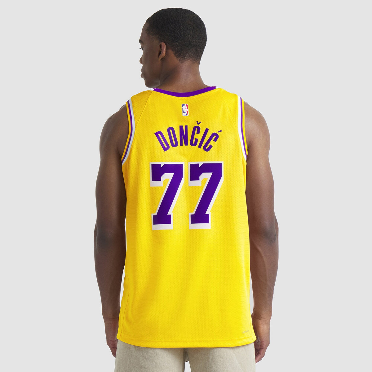 Los Angeles Lakers Icon Swingman Jersey - Luka Doncic product image 5, provided for visual reference and product detail