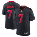 Houston Texans C.J. Stroud Navy 2nd Alternate Game Jersey product image 1, provided for visual reference and product detail
