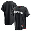 Baltimore Orioles Black City Connect Replica Jersey product image 1, provided for visual reference and product detail review