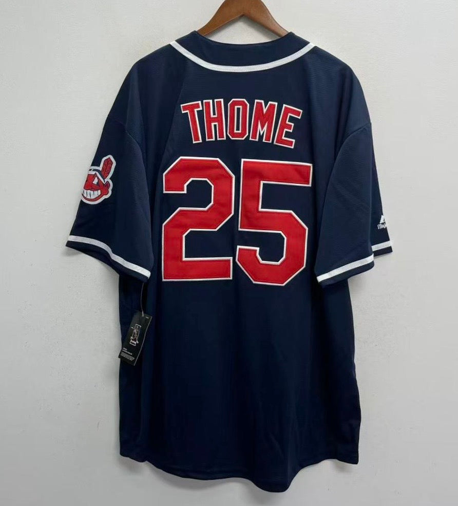 Jim Thome Cleveland Indians Jersey Majestic blue product image 1