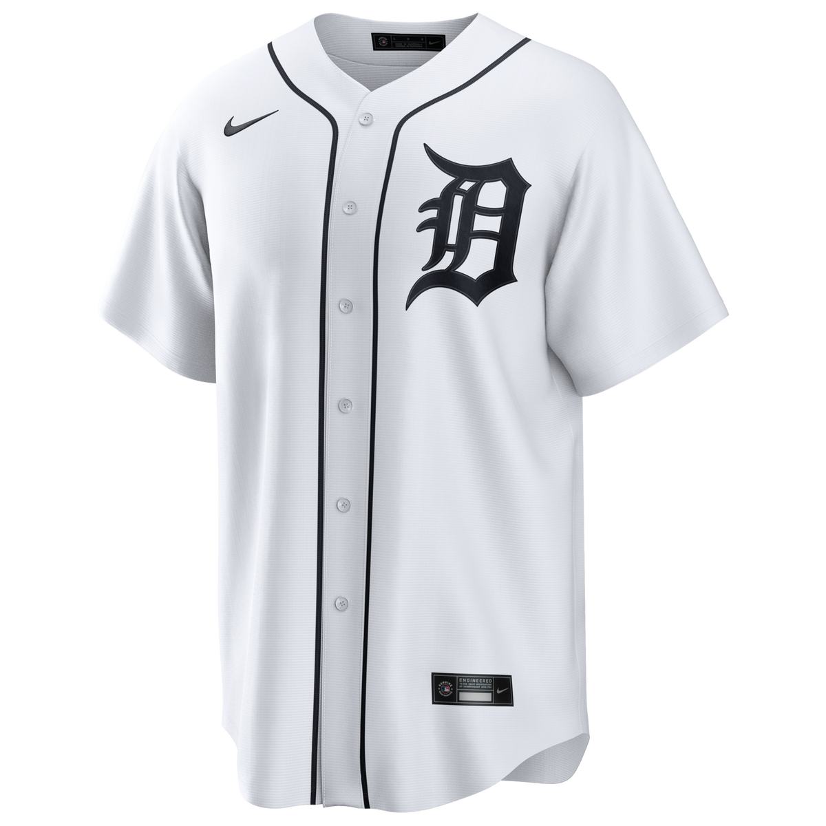 Detroit Tigers Riley Greene White Home Replica Jersey product image 3, provided for visual reference and product detail