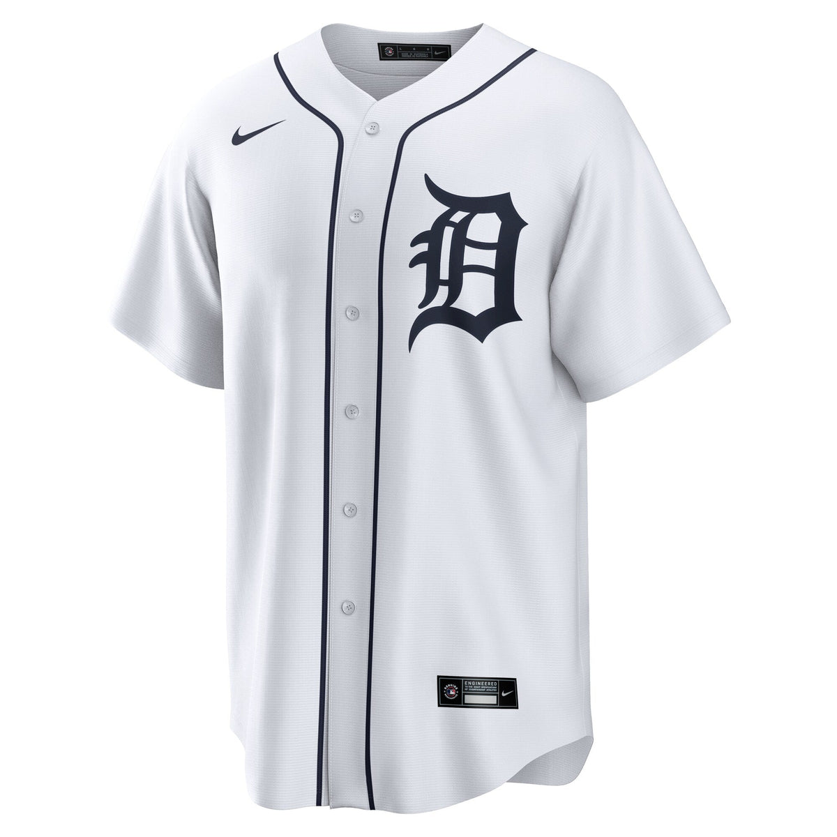 Detroit Tigers Kerry Carpenter White Home Replica Jersey product image 3, provided for visual reference and product detail