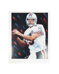 Dan Marino Miami Dolphins Artist Signed 16x20 Lithogram Photo product image 1, provided for visual reference and product