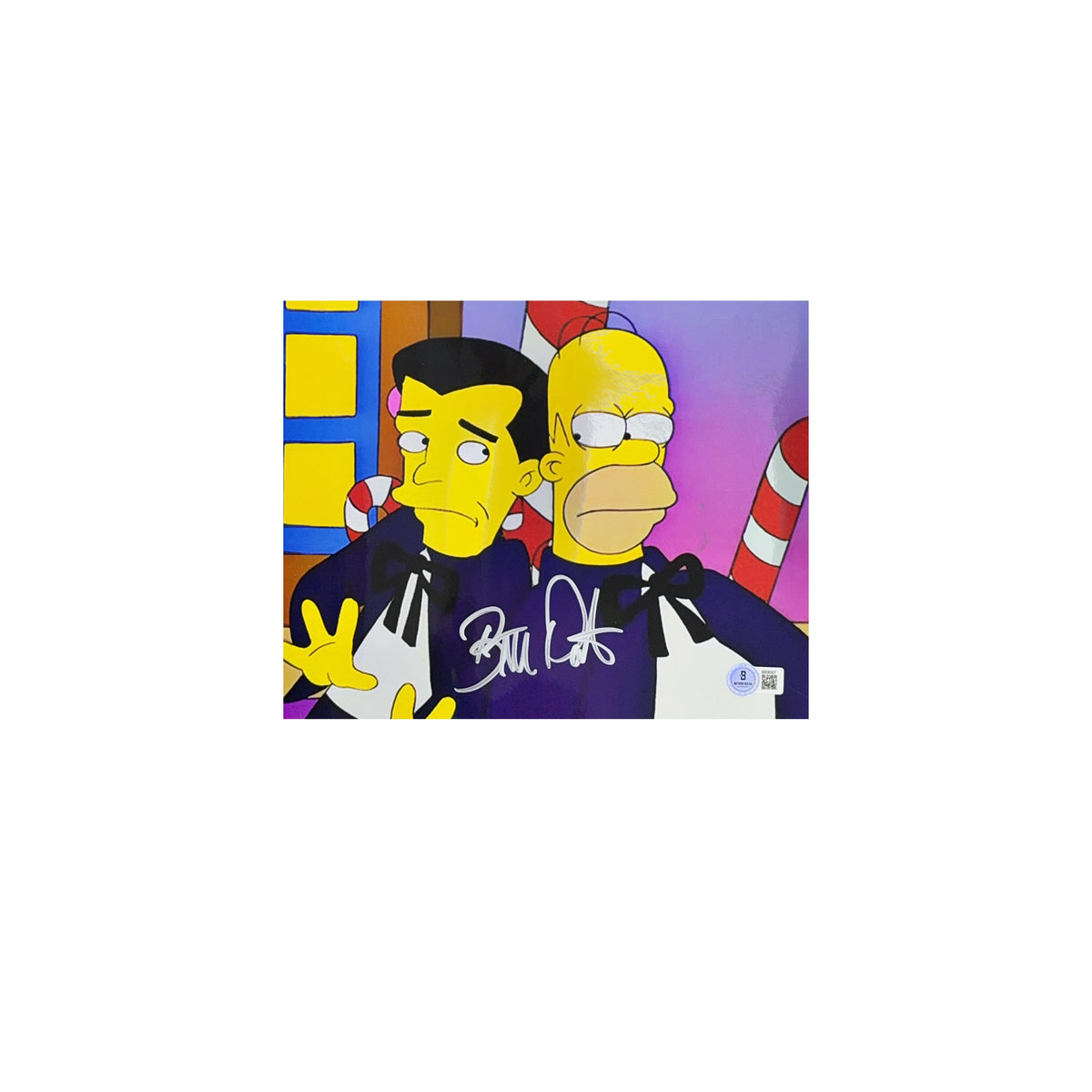 Butch Patrick Autographed The Simpsons Homer Stare 8x10 Beckett product image 1, provided for visual reference and product