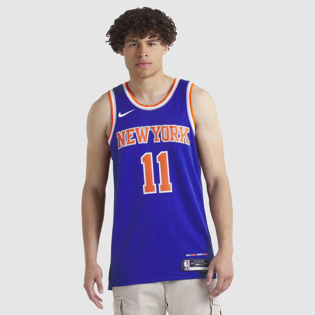 New York Knicks Replica Icon Swingman Jersey - Jalen Brunson product image 5, provided for visual reference and product