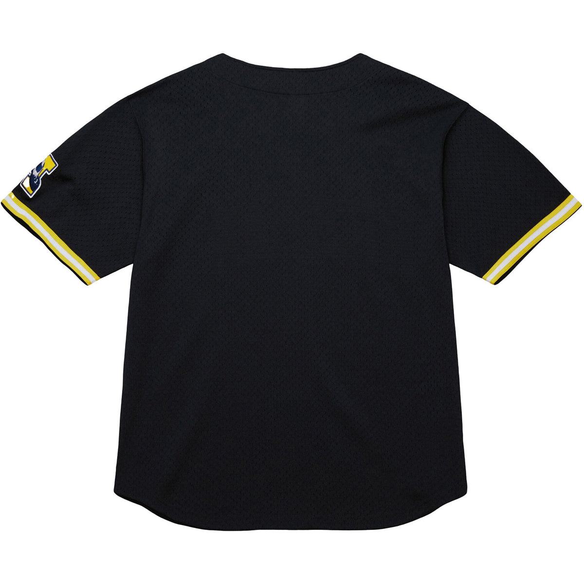 Michigan Wolverines On The Clock Full-Button Fashion Jersey - Black product image 4, provided for visual reference and