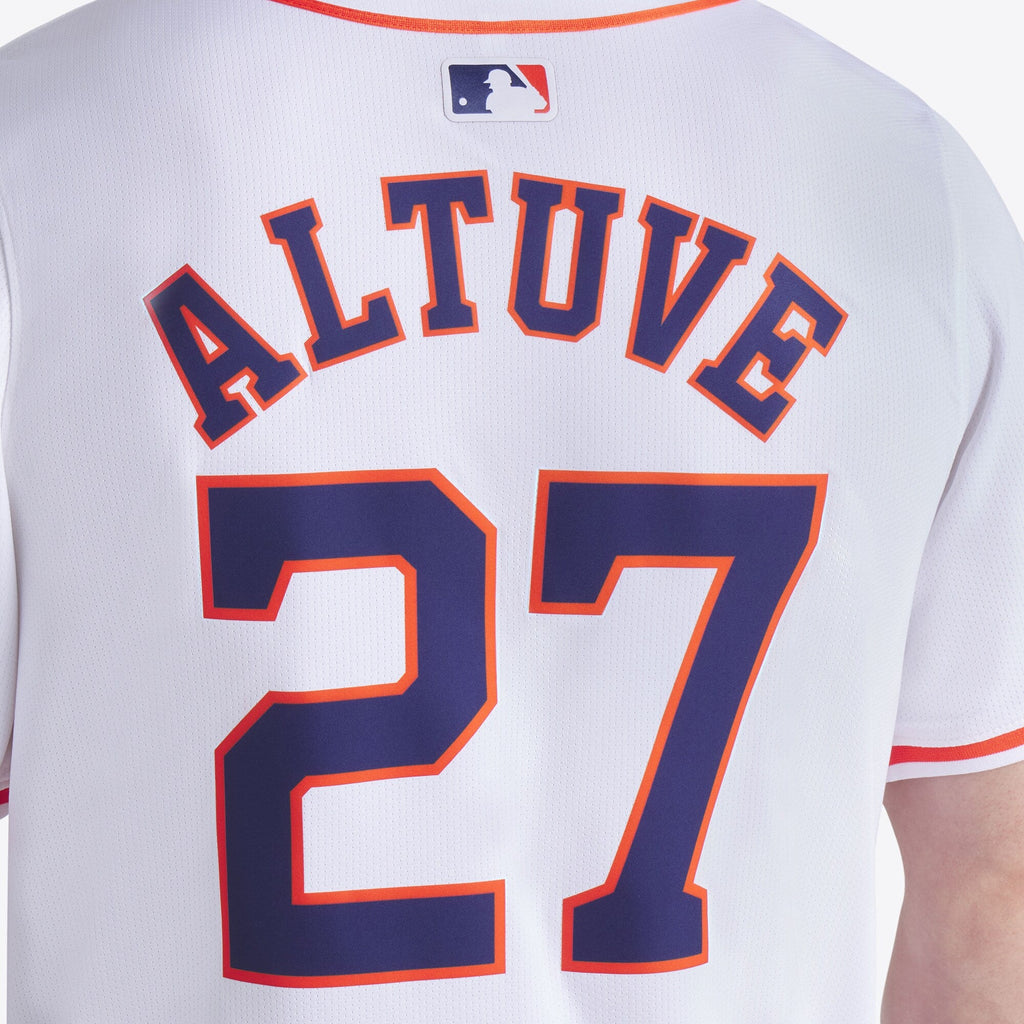 Houston Astros Jose Altuve White Home Limited Player Jersey product image 6, provided for visual reference and product