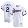 Texas Rangers Marcus Semien White Home Limited Player Jersey product image 1, provided for visual reference and product