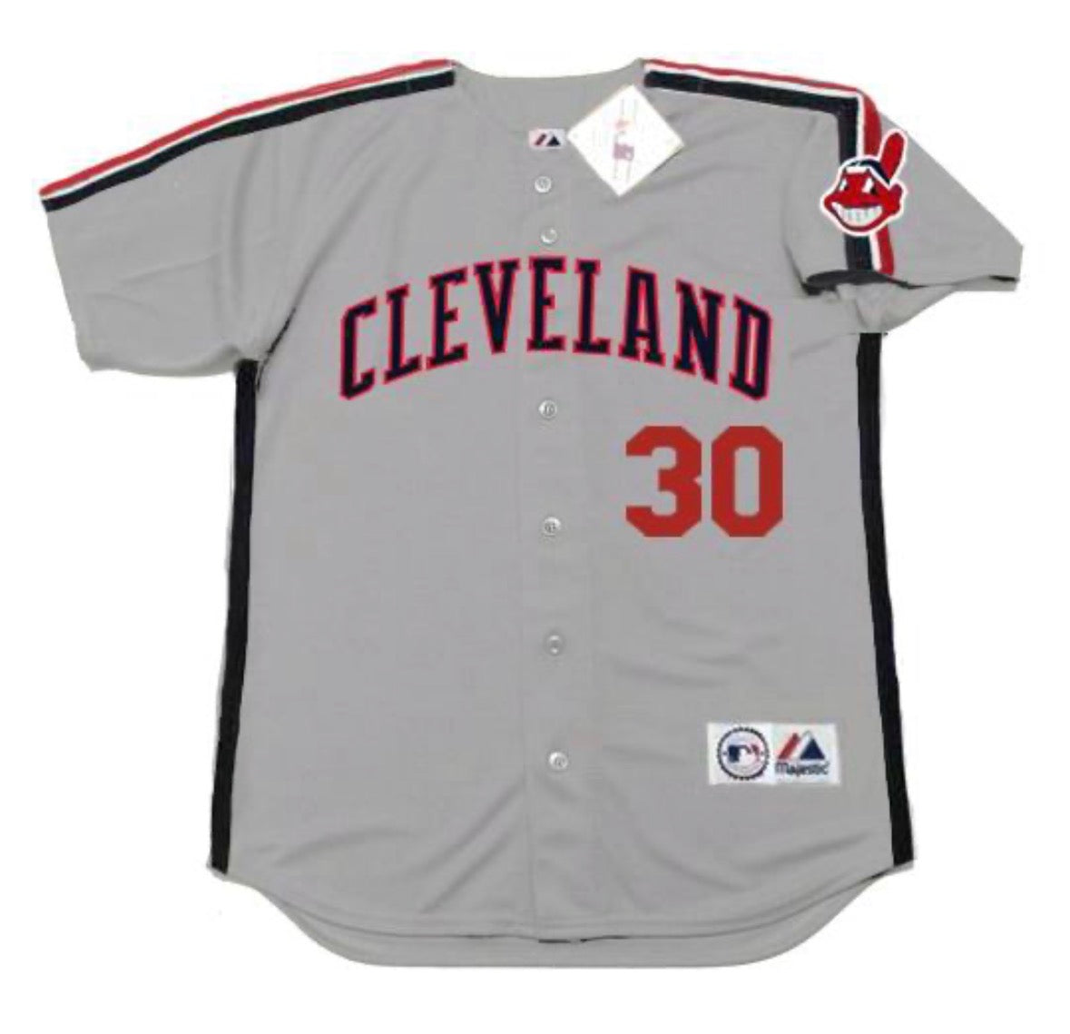 Joe Carter Cleveland Indians Official MLB Majestic Jersey product image 2
