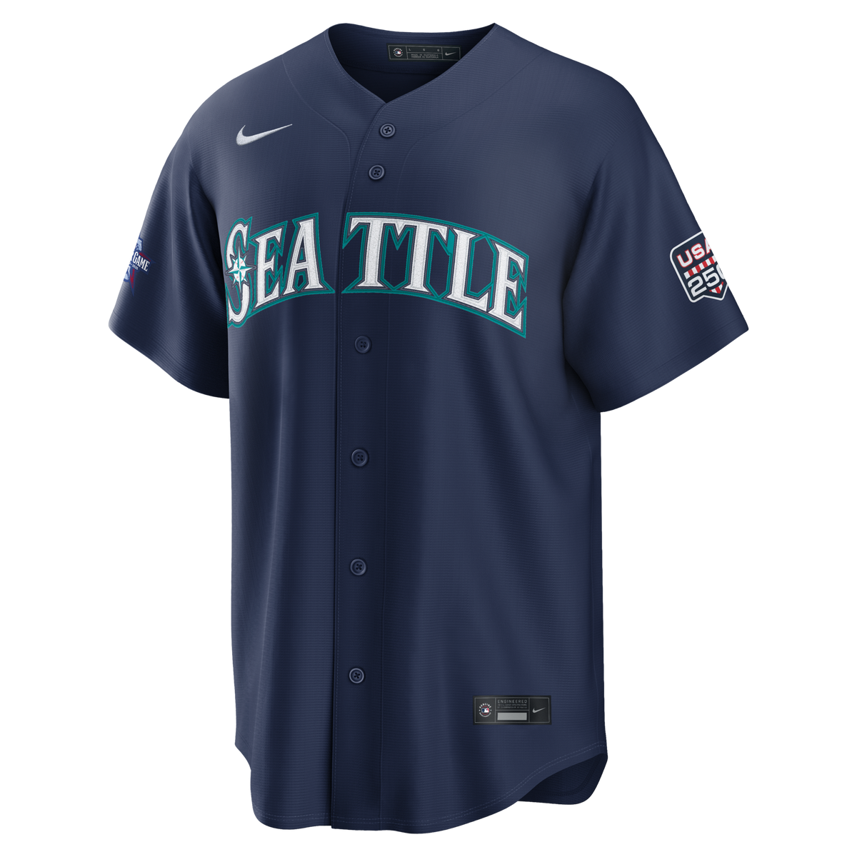 2026 All-Star Game Seattle Mariners Randy Arozarena Navy Replica Jersey product image 3, provided for visual reference and
