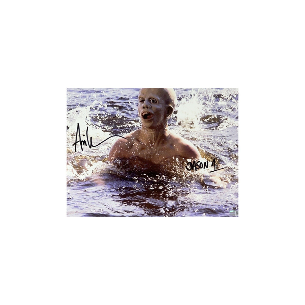 Ari Lehman Autographed Friday The 13th Lake 11x14 "Jason 1" Inscription Steiner CX product image 1, provided for visual