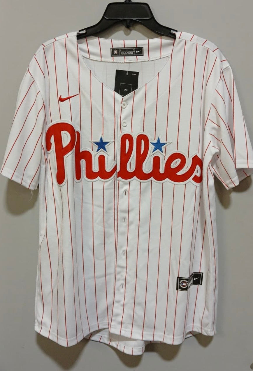 Philadelphia Phillies white Pinstripes Official Nike blank product image 1